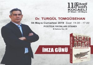 KKTC li  Yazar Turgl Tomgsehan Kocaeli Kitap Fuarn da